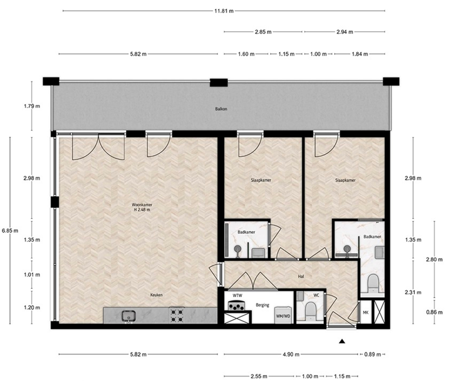 mediumsize floorplan